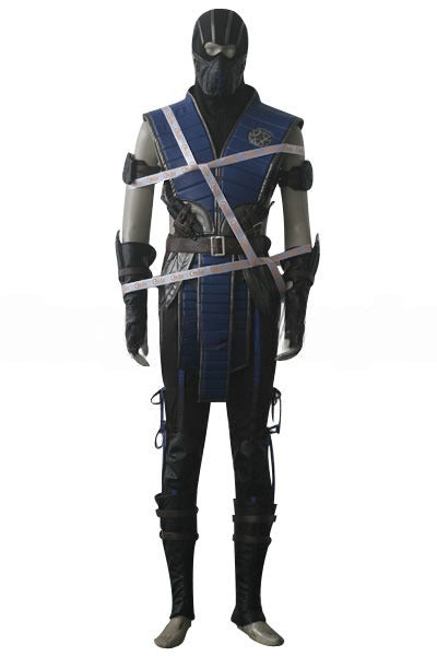 Sub-Zero Kuai Liang Blue Ninja Cosplay Costume From Yinocosplay.com