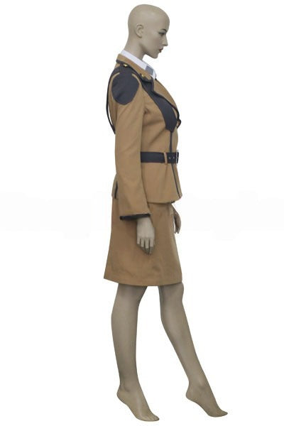 Code Geass Cecile Croomy Beige Military Cosplay Costume From Yinocosplay.com