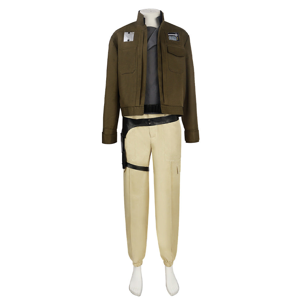 Chirrut Imwe Brown Suit Cosplay Costume From Yinocosplay.com