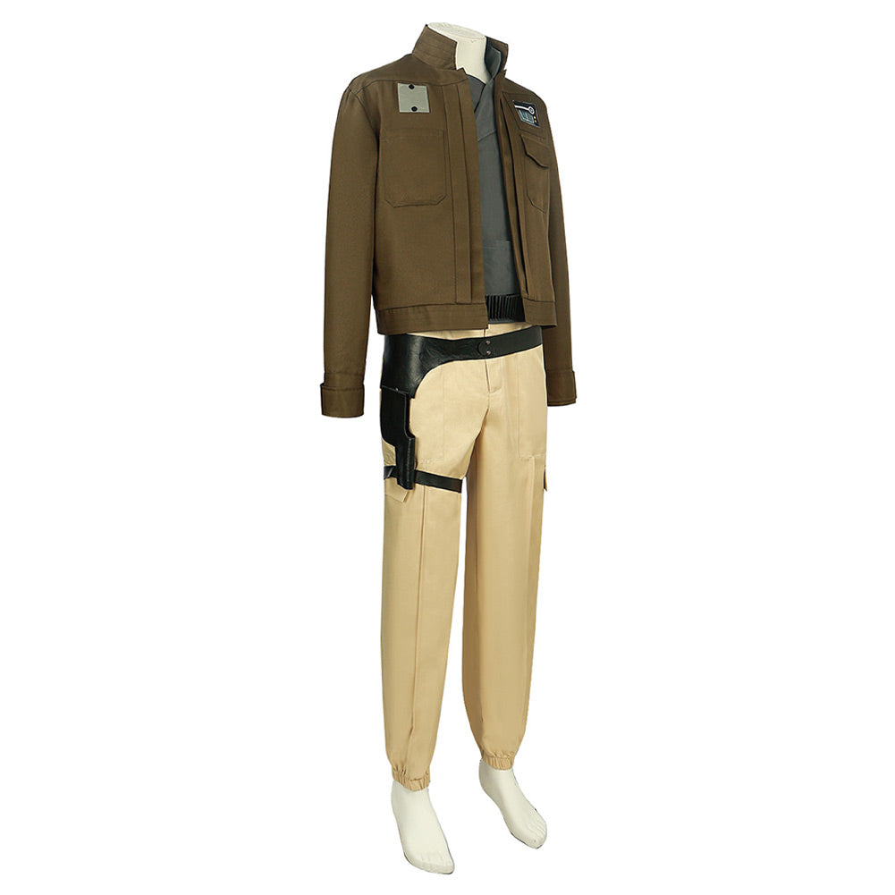 Chirrut Imwe Brown Suit Cosplay Costume From Yinocosplay.com