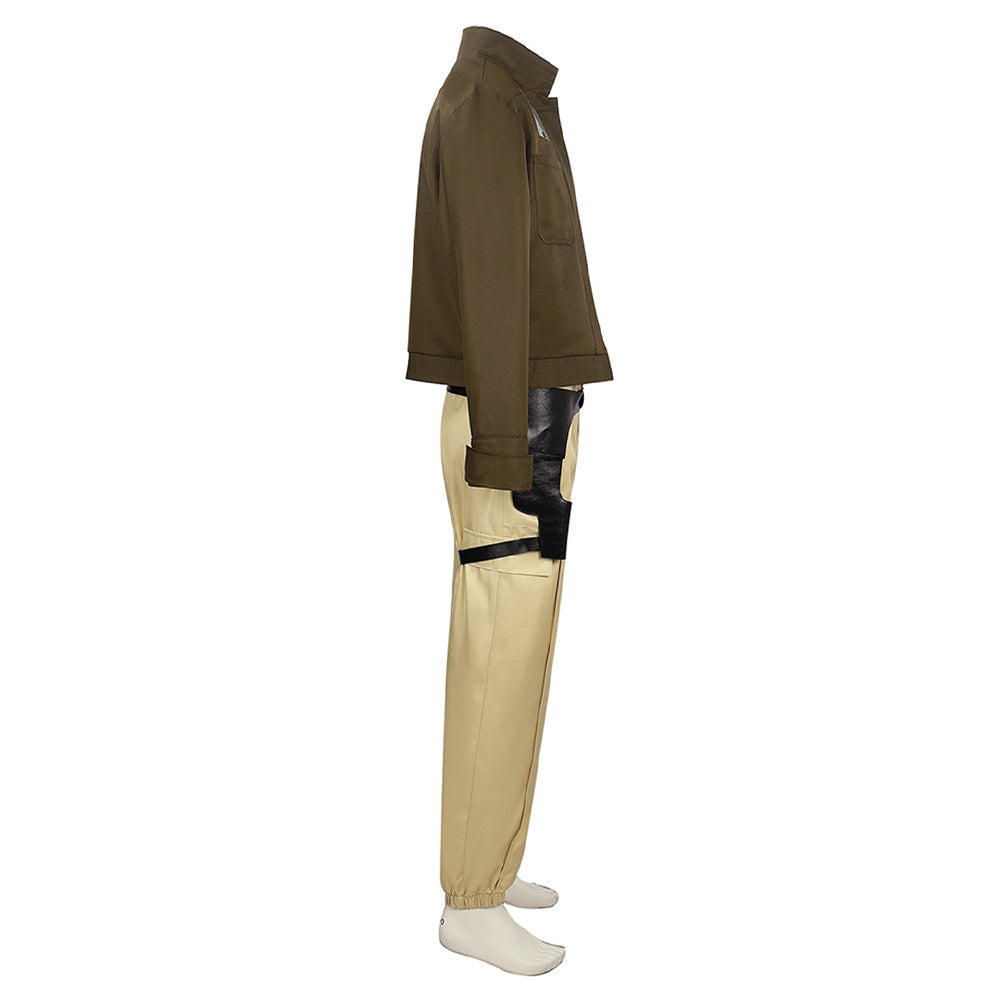 Chirrut Imwe Brown Suit Cosplay Costume From Yinocosplay.com