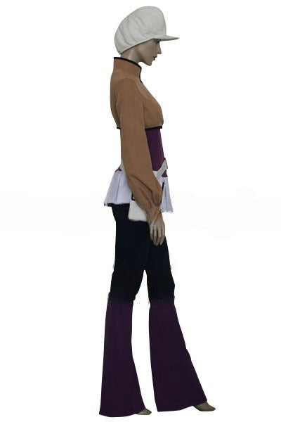 Code Geass C.C. Brown Purple Cosplay Costume From Yinocosplay.com