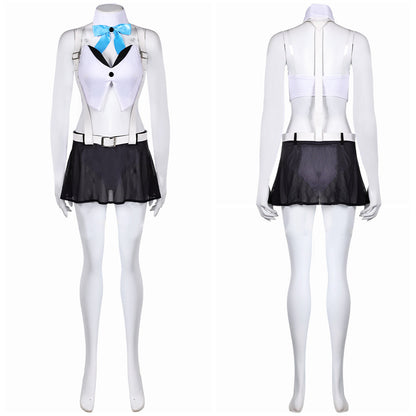 Final Fantasy VII Tifa Lockhart Women White Sexy Swimsuit Cosplay Costume Original Design From Yinocosplay.com