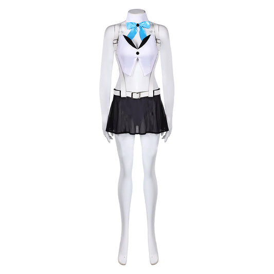 Final Fantasy VII Tifa Lockhart Women White Sexy Swimsuit Cosplay Costume Original Design From Yinocosplay.com