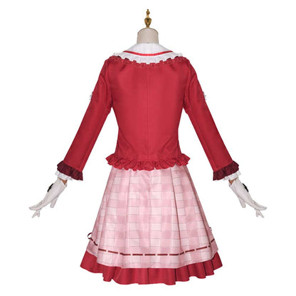 Genshin Impact Sangonomiya Kokomi Women Red Dress Party Carnival Halloween Cosplay Costume From Yinocosplay.com