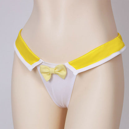 Gushing over Magical Girls Tenkawa Kaoruko Women Yellow Dress Party Carnival Halloween Cosplay Costume From Yinocosplay.com