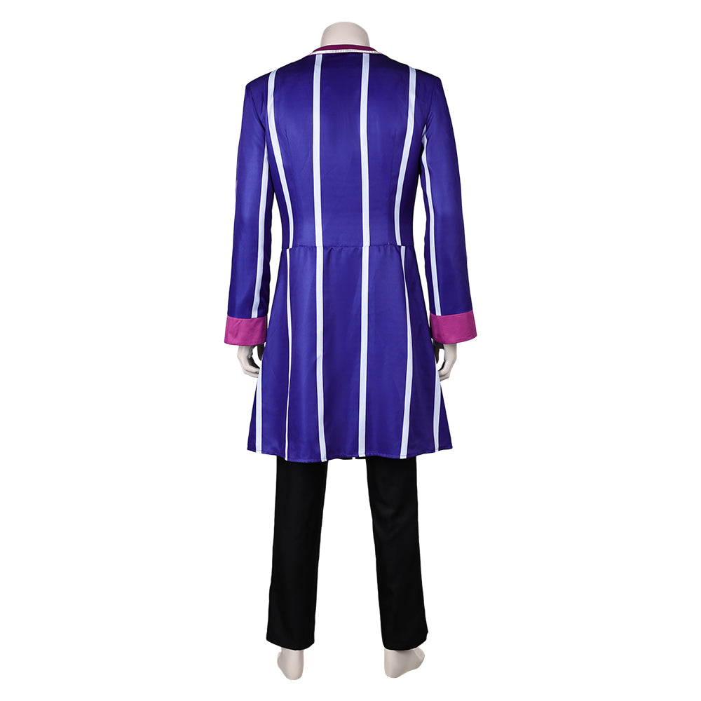 Hazbin Hotel Alastor Blue Outfit Party Carnival Halloween Cosplay Costume From Yinocosplay.com