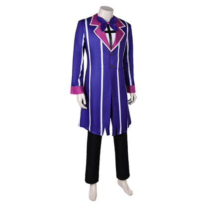 Hazbin Hotel Alastor Blue Outfit Party Carnival Halloween Cosplay Costume From Yinocosplay.com