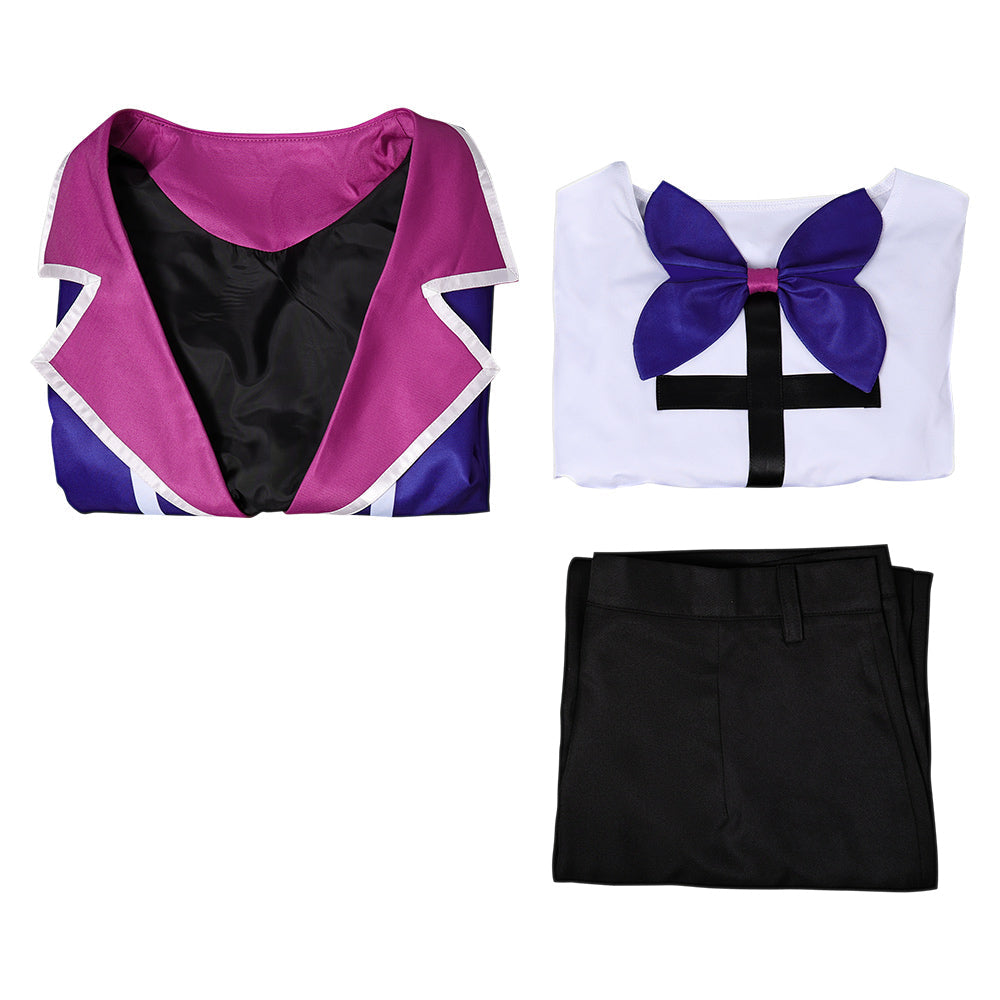 Hazbin Hotel Alastor Blue Outfit Party Carnival Halloween Cosplay Costume From Yinocosplay.com
