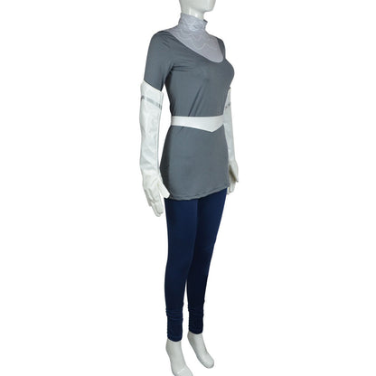 Hazbin Hotel Lute Women Grey Outfit Party Carnival Halloween Cosplay Costume From Yinocosplay.com