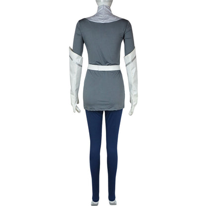 Hazbin Hotel Lute Women Grey Outfit Party Carnival Halloween Cosplay Costume From Yinocosplay.com