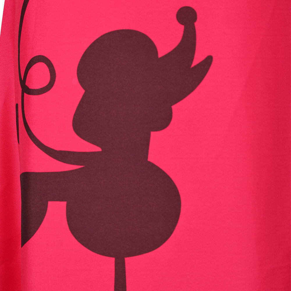 Hazbin Hotel Niffty Women Pink Printed Dress Party Carnival Halloween Cosplay Costume From Yinocosplay.com