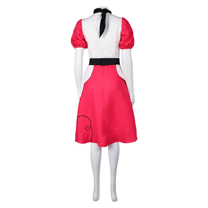 Hazbin Hotel Niffty Women White Dress Party Carnival Halloween Cosplay Costume From Yinocosplay.com