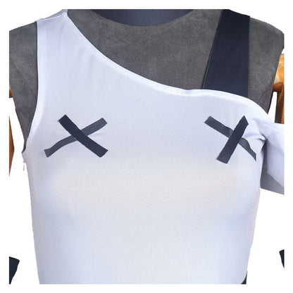 Vaggie Women White Dress Cosplay Costume From Yinocosplay.com