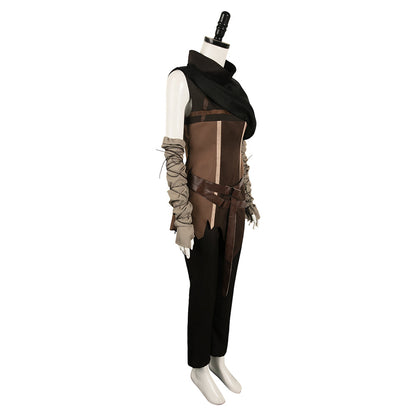 Hellblade: Senua's Sacrifice Senua Women Black Outfit Party Carnival Halloween Cosplay Costume From Yinocosplay.com