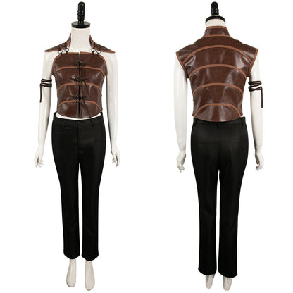 Hellblade: Senua's Sacrifice Senua Women Brown Outfit Party Carnival Halloween Cosplay Costume From Yinocosplay.com