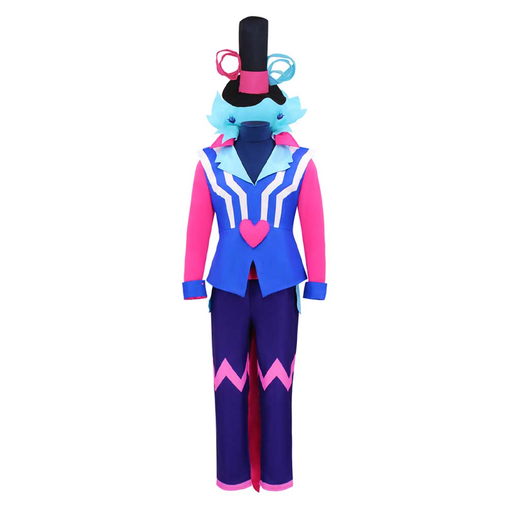 Helluva Boss Hazbin Hotel Asmodeus Ozzie Blue Outfit Party Carnival Halloween Cosplay Costume From Yinocosplay.com