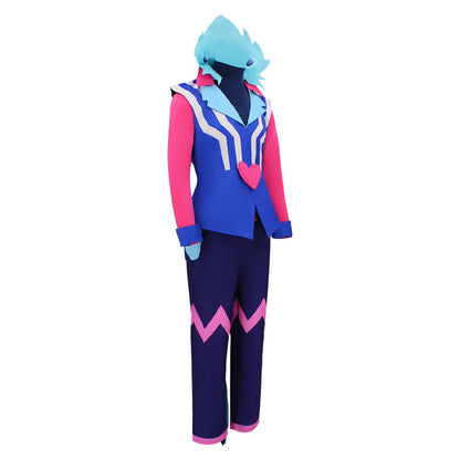 Helluva Boss Hazbin Hotel Asmodeus Ozzie Blue Outfit Party Carnival Halloween Cosplay Costume From Yinocosplay.com