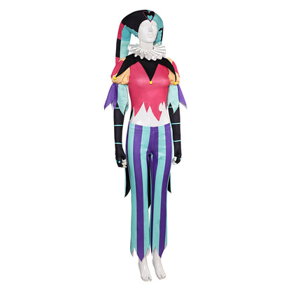 Helluva Boss Hazbin Hotel Fizzarolli Women Clown Suit Party Carnival Halloween Cosplay Costume From Yinocosplay.com