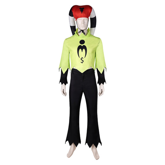 Helluva Boss Hazbin Hotel Fizzarolli Yellow Suit With Hat Party Carnival Halloween Cosplay Costume From Yinocosplay.com