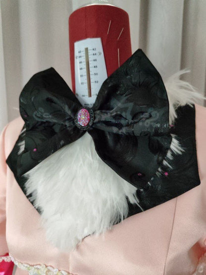 Angel Dust Pink White Dress Cosplay Outfit From Yinocosplay.com