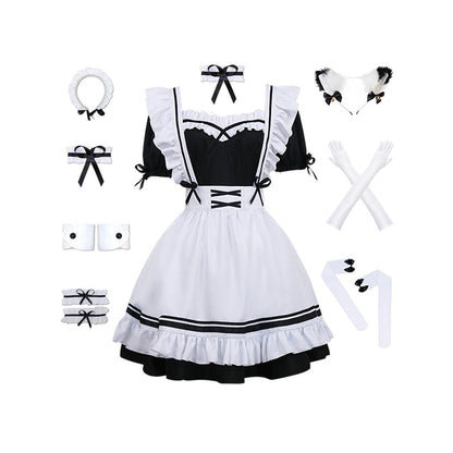 Queen Nikki Women White Lolita Cosplay Costume From Yinocosplay.com