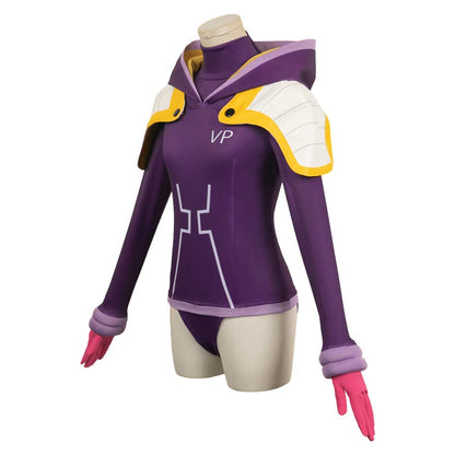 Jewelry Bonney Women Purple Jumpsuit Cosplay Costume From Yinocosplay.com
