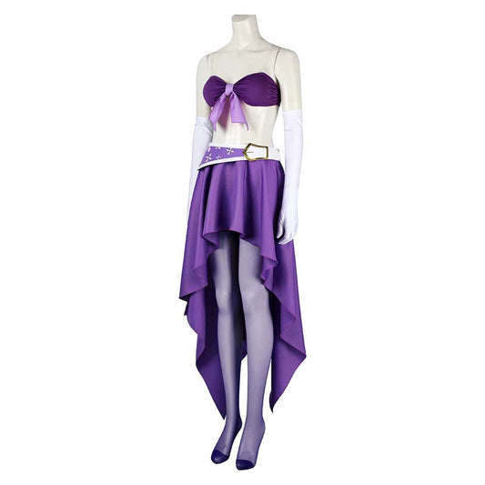 Nico Robin 15th Anniversary Women Purple Dress Cosplay Costume From Yinocosplay.com