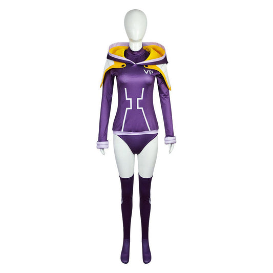 One Piece Egghead Arc Jewelry Bonney Women Purple Outfit Party Carnival Halloween Cosplay Costume From Yinocosplay.com