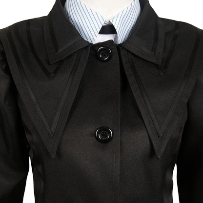 Bella Baxter Women Black Outfit Cosplay Costume From Yinocosplay.com