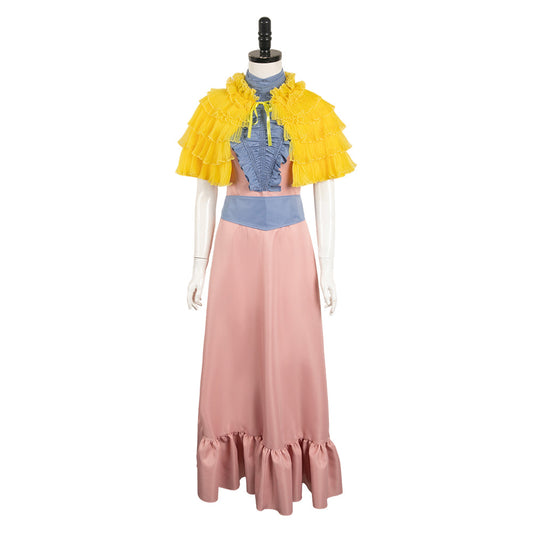 Poor Things Bella Baxter Women Pink Blue Dress Party Carnival Halloween Cosplay Costume From Yinocosplay.com