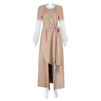 Princess Leia Women Khaki Dress Party Carnival Halloween Cosplay Costume From Yinocosplay.com