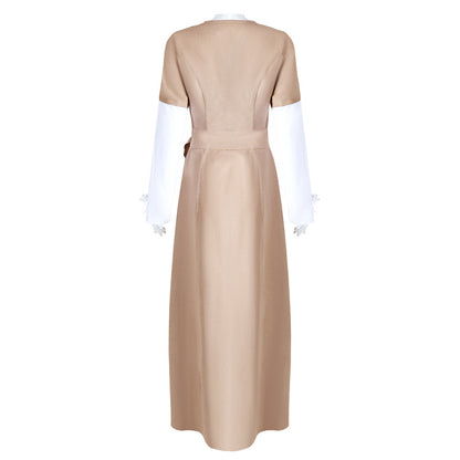 Princess Leia Women Khaki Dress Party Carnival Halloween Cosplay Costume From Yinocosplay.com