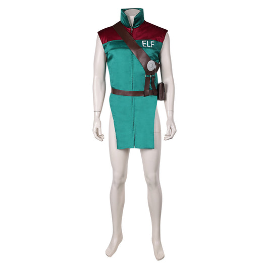 Garcia Green Red Vest Set Cosplay Costume From Yinocosplay.com