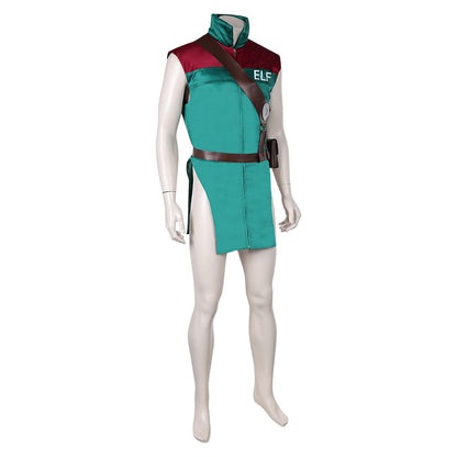Garcia Green Red Vest Set Cosplay Costume From Yinocosplay.com
