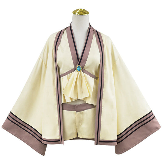 Sousou No Frieren Elf Serie Women Beige Outfit Party Carnival Halloween Cosplay Costume From Yinocosplay.com