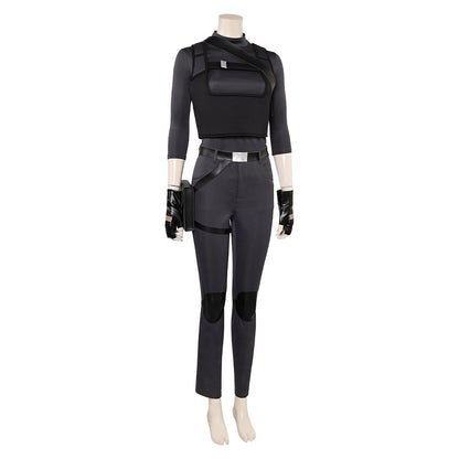 Lara Croft Women Black Outfit Cosplay Costume From Yinocosplay.com
