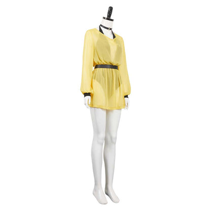 Watchmen Chapter I (2024) Silk Spectre Women Yellow Outfit Party Carnival Halloween Cosplay Costume From Yinocosplay.com