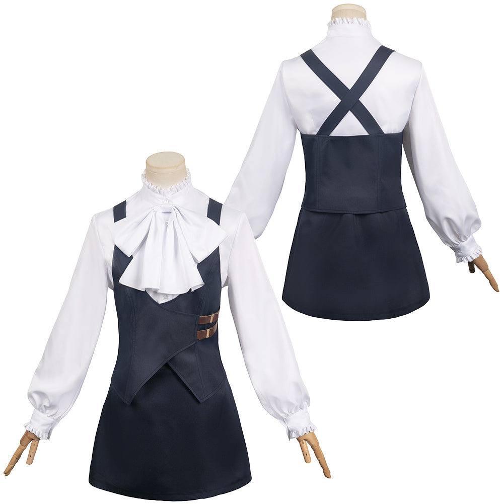 Yor Forger Women Blue And White Dress Cosplay Costume From Yinocosplay.com